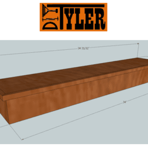 Hidden Compartment Floating Shelf